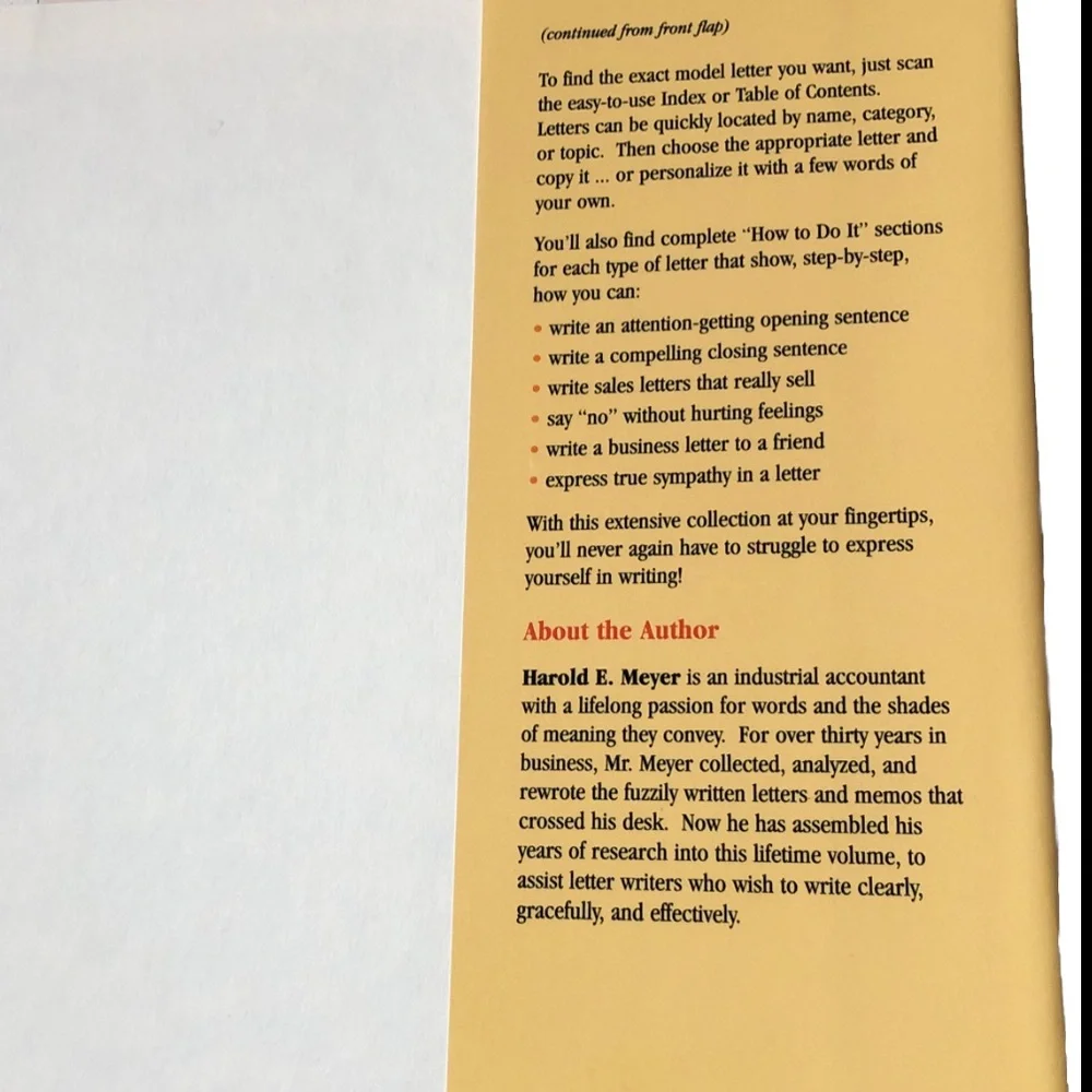 Lifetime Encyclopedia of Letters (Revised and Expanded Edition) Harold E Meyer